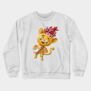 Indian cat Crewneck Sweatshirt